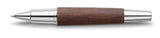 Faber-Castell 148215 - Roller E-motion - Cuerpo en Madera de Peral - Marrón Oscuro