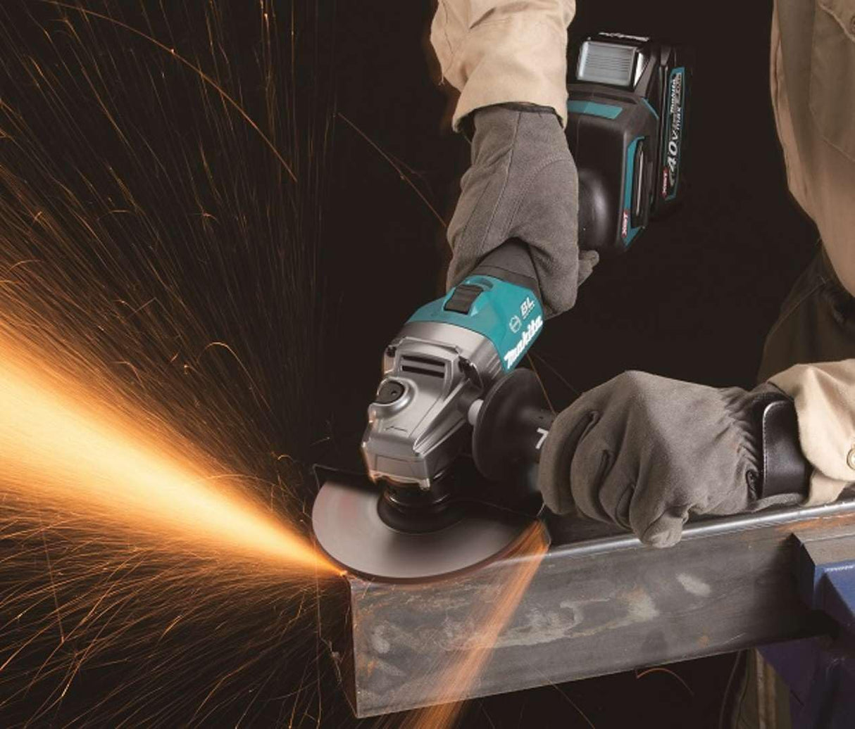 makita GA035GZ - Amoladora angular (máx. 40 V, sin batería, sin cargador)