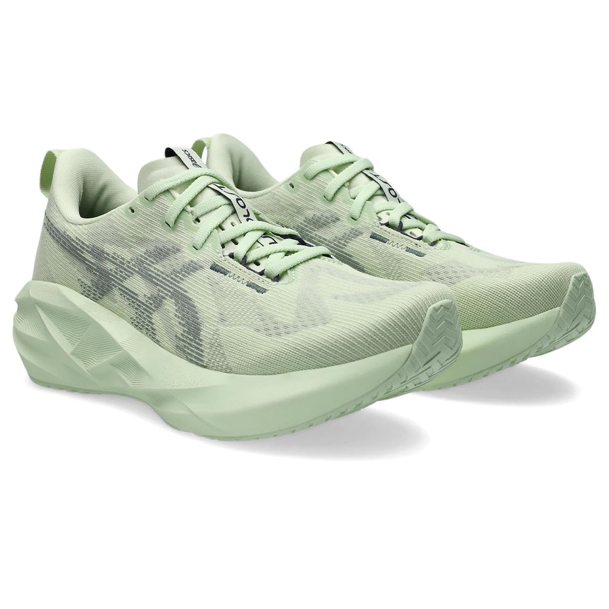 ASICS Novablast 5, Sneaker Mujer, Whisper Green Monument Blue, 40.5 EU