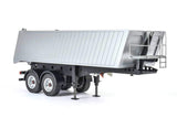 Carson 500907312 - Maqueta de camioneta de 2 Ejes (Escala 1:14), Color Plateado