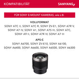 Samyang Objetivo V-AF 100mm T2.3 para Sony E