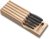 Victorinox Juego de 3 Cuchillos para Verduras, inoxidables, Aptos para lavavajillas, Rojo, Naranja y Verde