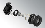 Pioneer DJ HDJ-CUE1BT-K Auriculares Bluetooth DJ Profesional Negros