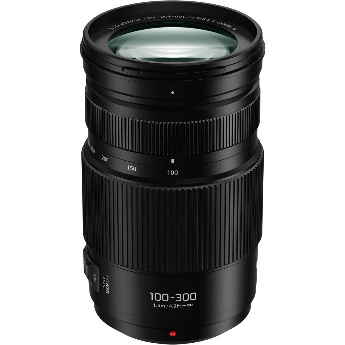 Panasonic LUMIX G II - Lente Vario, 100-300 mm, Micro Cuatro tercios, sin Espejo, Power O.I.S, H-FSA100300 (Negro de Estados Unidos)
