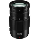 Panasonic LUMIX G II - Lente Vario, 100-300 mm, Micro Cuatro tercios, sin Espejo, Power O.I.S, H-FSA100300 (Negro de Estados Unidos)
