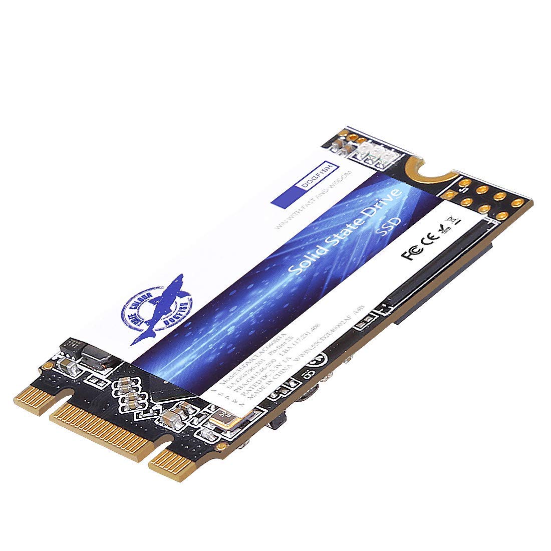 Dogfish m.2 2242 1TB Ngff Unidad De Estado Sólido Incorporada Altura de Alta Velocidad Unidad de Disco Duro de Alto Rendimiento para computadora portátil de Escritorio(1TB, m.2 2242)