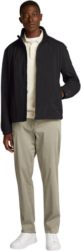 Tommy Hilfiger Chaquetón Hombre con cremallera, Negro (Black), M