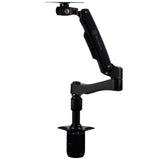 SilverStone SST-ARM11BC - Bracket para montaje de un brazo para monitor LCD LED, Ajustable, con rotación de 360º, brazo basculante arriba/abajo 90º,izquierda/derecha 90º & 180º Max VESA100x100,negro
