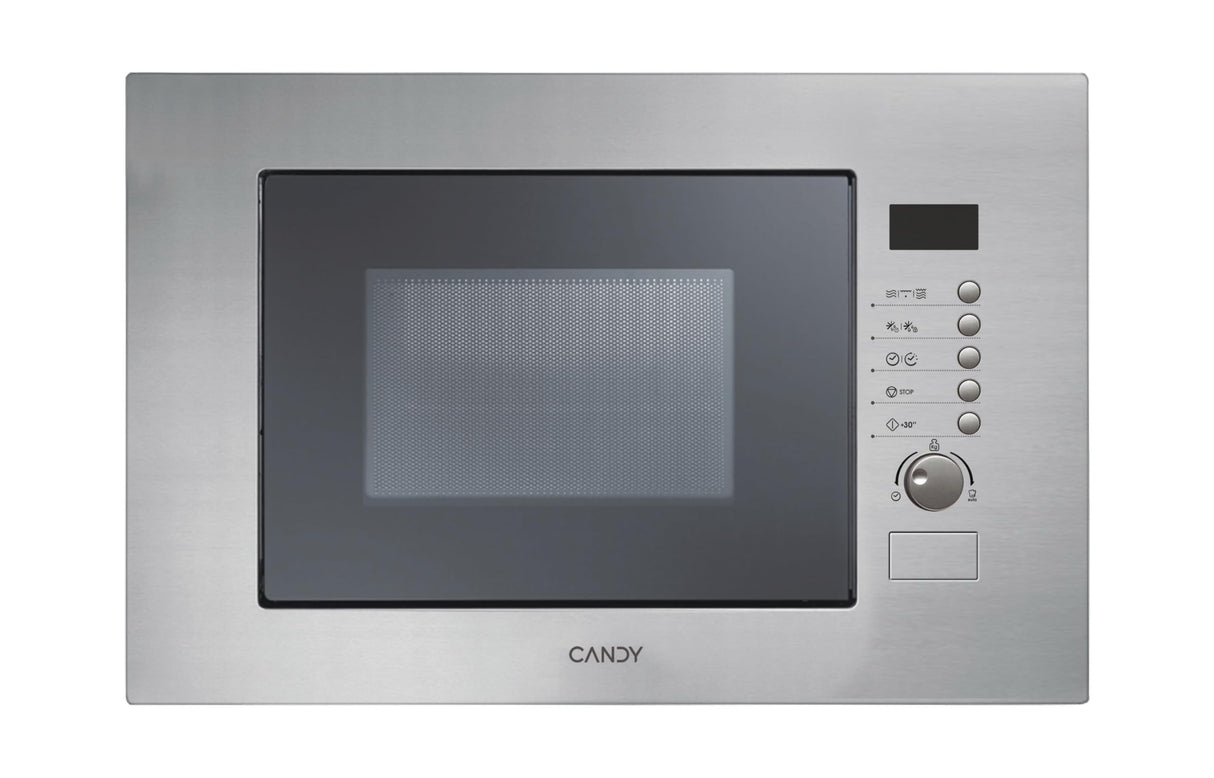 Candy MIC20GDFX - Microondas de encastre con grill, 20 L, 800 W, color inox
