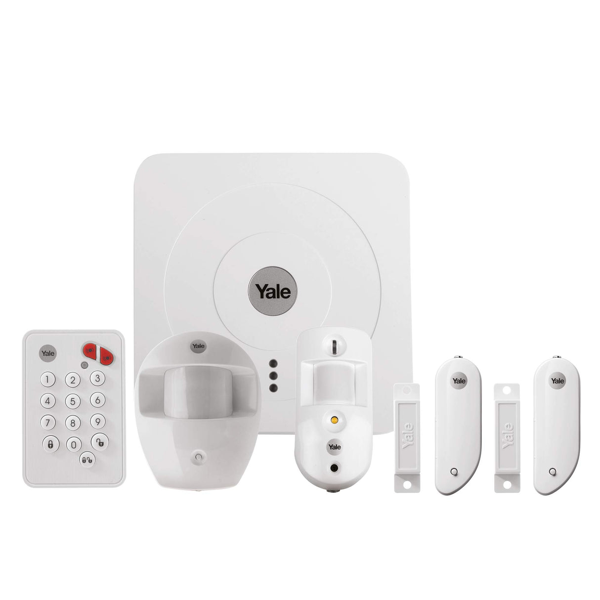 Yale 60-3200-EU0I-SR Kit de Alarma, 230 V, Blanco