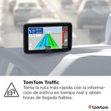 TomTom navegador para camion GO Professional 2.ª generación (con pantalla táctil capacitiva de 6" y mapas de Europa, información de tráfico a tiempo real.Ideal para camiones,buses y vehículos grandes)