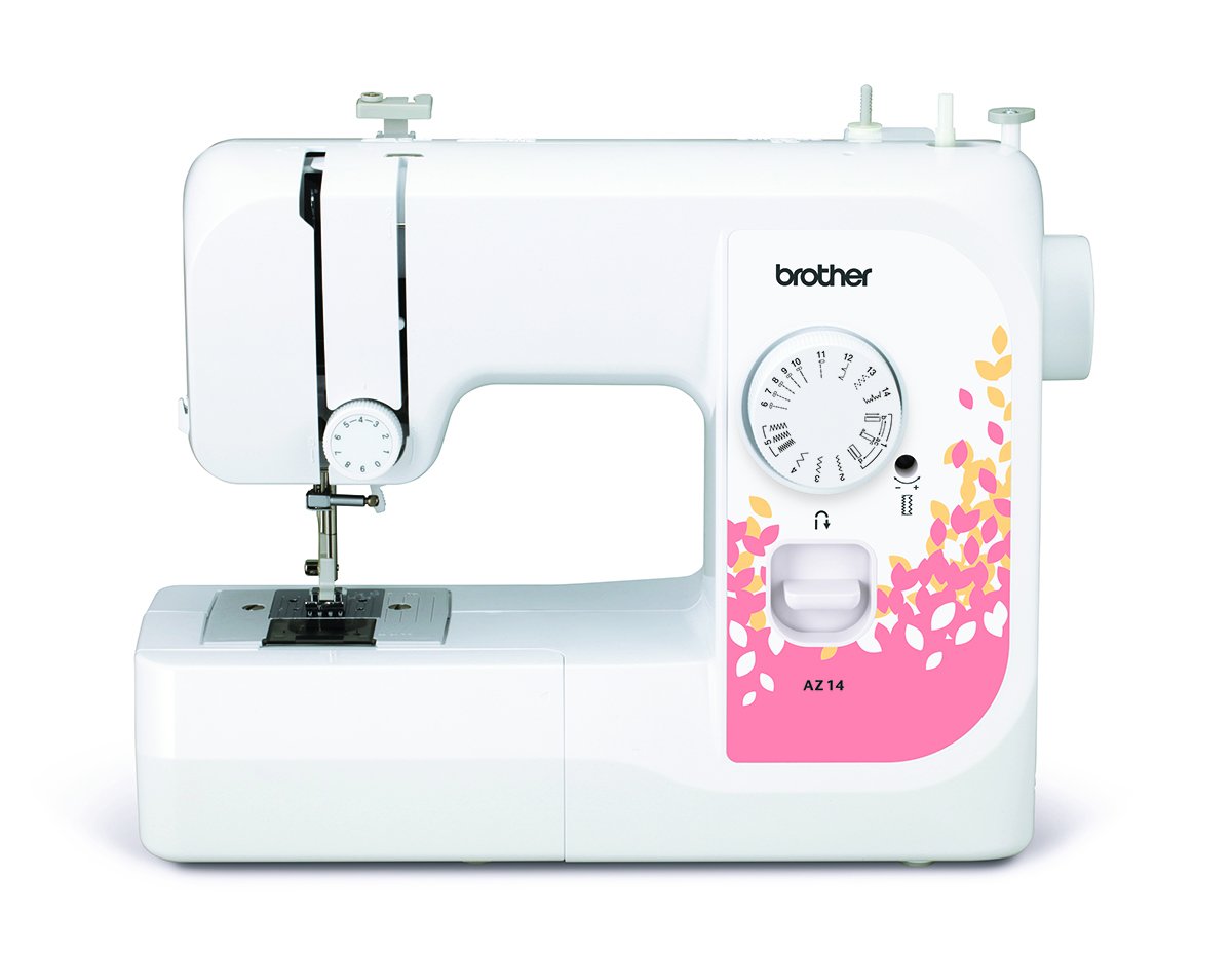 Brother Máquina de Coser, Plástico Metal, Blanco, Rojo, 14 Stiche
