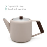 Bredemeijer - Teapot Duet Design Boston 1,1 L Beige Brown