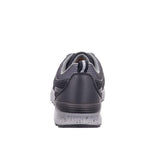 Skechers Bulklin Lyndale, Zapatos de Trabajo Mujer, Negro (Black Textile/Synthetic W/Gray Trim), 39 EU