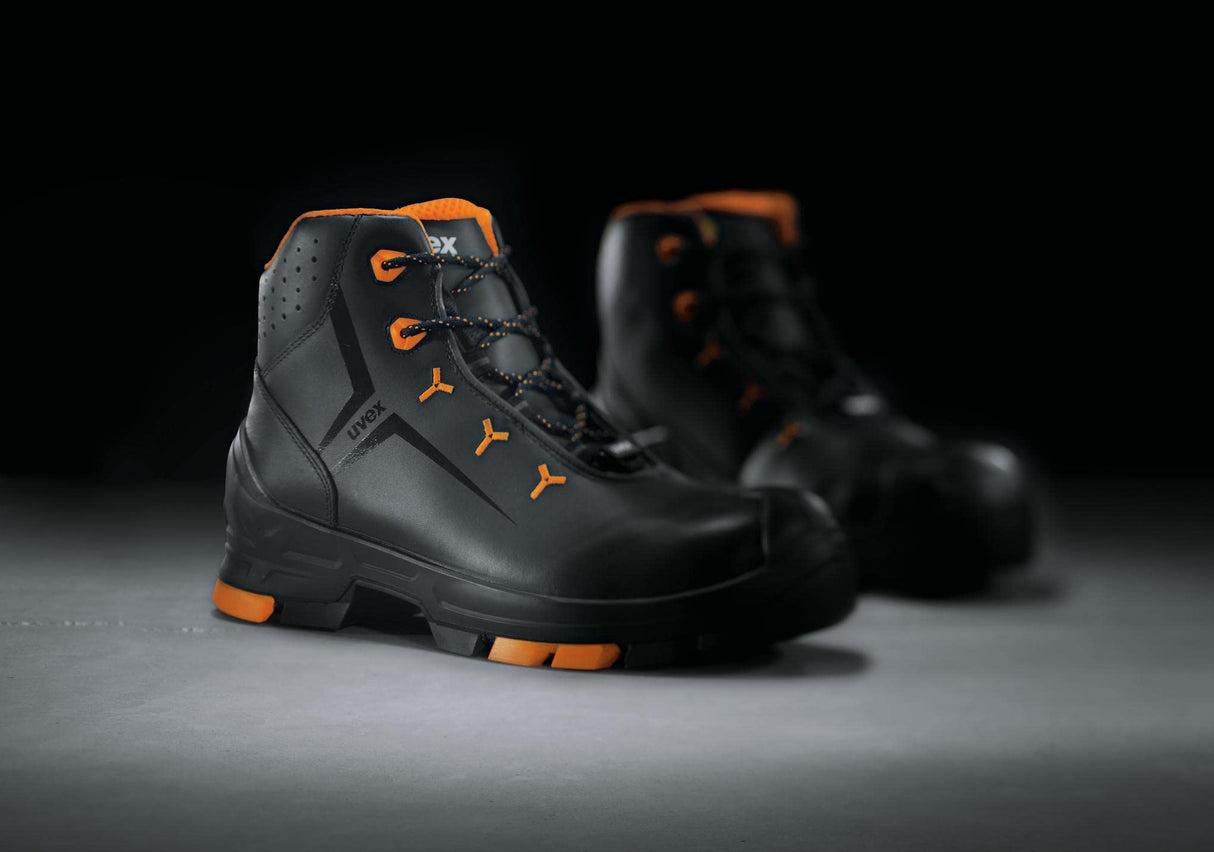 Uvex 6503.2-10 2 Botas de seguridad multiusos de piel, talla 10