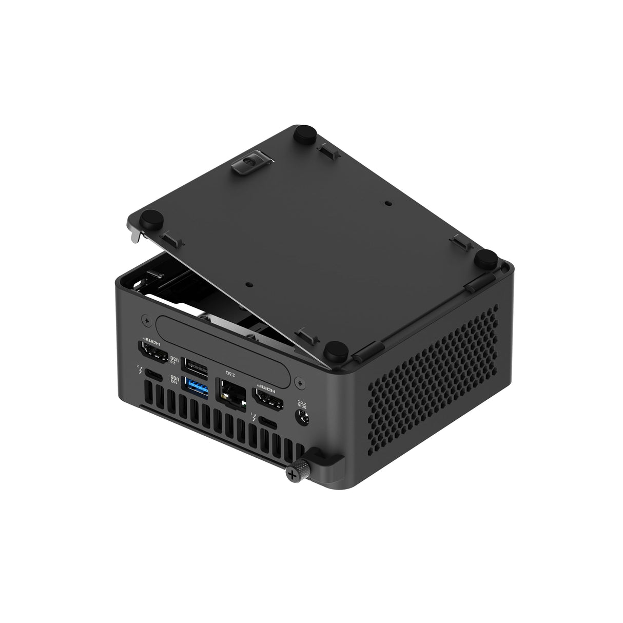 ASUS NUC 15 Pro Tall Kit RNUC15CRHU500002 (procesador Intel Core i5 Ultra, ARC Graphic, WiFi 7, Bluetooth 5.4, sin Sistema operativo, con Cable de alimentación Europeo)