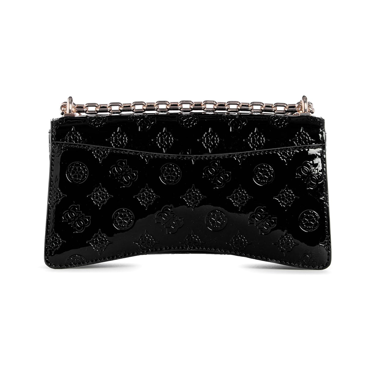 GUESS Gerty Convertible Crossbody Flap, Bandolera para Mujer, Black, Talla única