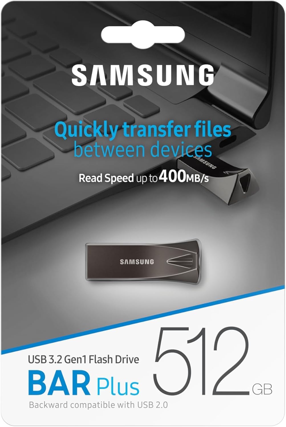 Cable USB Samsung MUF-512BE4/APC Gris 512 GB