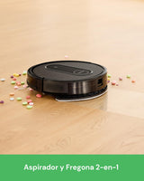 Vactidy Robot Aspirador T7, Robot Aspirador y Fregasuelos con Potente Succión, Tanque de Agua, hasta 120mins, Control por App/Alexa/Google Home/Siri, Pelo de Mascotas, Alfombra y Suelo