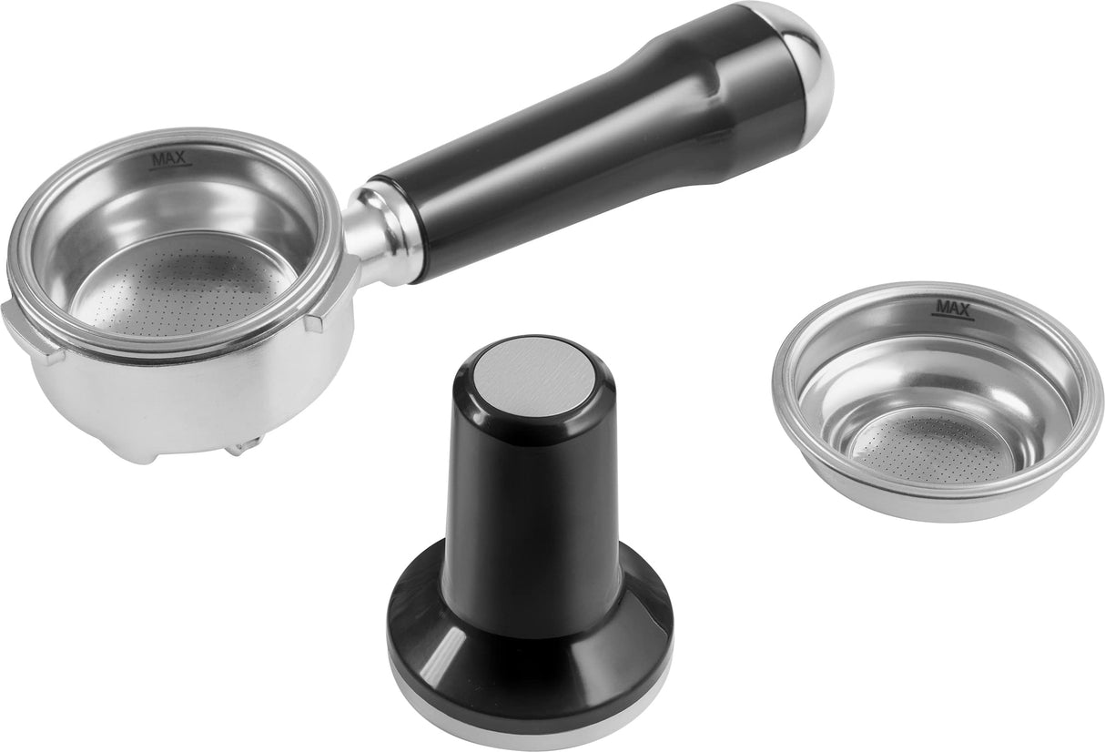 cafetera automatica con molinillo Sencor - cafetera grano con molinillo Barista Express, acero inoxidable cepillado, tanque de agua y café de gran capacidad, boquilla de vapor de cappuccino SES 6010SS