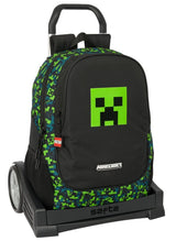 Safta MINECRAFT TNT - Mochila Escolar, Espalda Ergonómica, con Carro Evolution, Ideal para Niños de Diferentes Edades, Cómoda y Versátil, Calidad y Resistencia, 32x16x44 cm