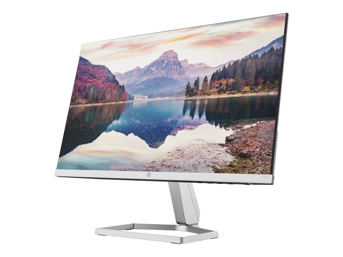 HP M22f 54.6 cm (21.5) 1920 x 1080 Pixels Full HD LCD Black Silver