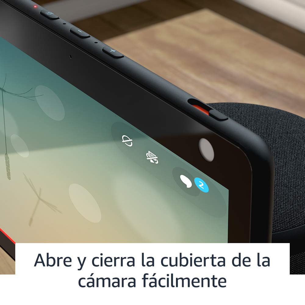 Echo Show 10 (Última generación) | Pantalla inteligente HD con movimiento y Alexa, Antracita