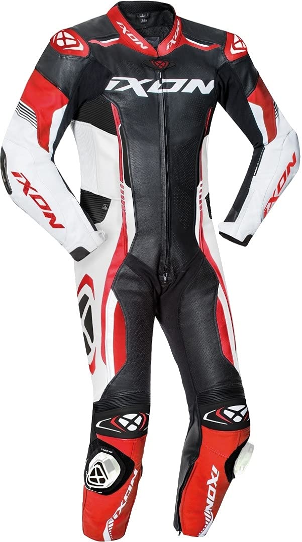 Ixon Vortex 2 Chándal de piel para hombre negro/blanco/rojo Xs