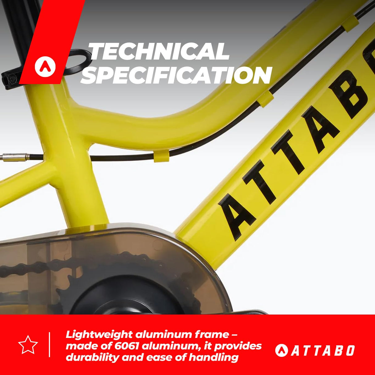 ATTABO Ease 14" Atb-b5i031-vt Bicicleta, Amarillo