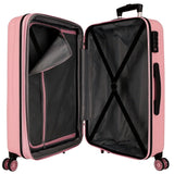 Disney Joumma Nightmare Maleta Mediana Rosa 48x68x26 cms Rígido 3 kgs Cierre de combinación Lateral ABS 3 kgs 56L
