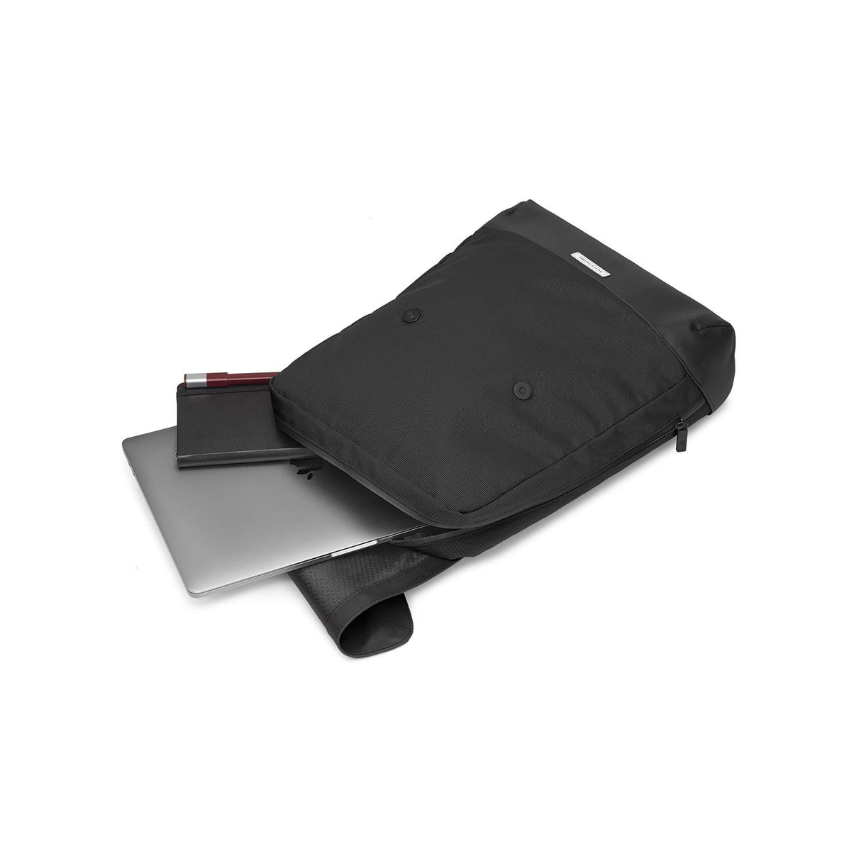 Moleskine Mochila Slim Colección Metro, Mochila para PC compatible con Tablet, Laptop iPad hasta 15 pulgadas, Dimensiones 31 x 42 x 10 cm, Color Negro