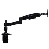 SilverStone SST-ARM11BC - Bracket para montaje de un brazo para monitor LCD LED, Ajustable, con rotación de 360º, brazo basculante arriba/abajo 90º,izquierda/derecha 90º & 180º Max VESA100x100,negro
