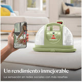 BISSELL Little Green, Aspiradora de Agua Tapicería, Lava Aspiradora para Manchas Cotidianas y Suciedad, Limpiador de Liquidos para Alfombras, Tapicería, Sofá, Auto & Más, Motor Potente de 340W, 4098N