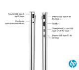 HP Omnibook X Flip - Ordenador portátil Convertible de 14" 2K IPS táctil (Intel Ultra 7-258V EVO, 32GB RAM, 1TB SSD, Intel ARC Graphics, Windows 11 Home) Silver- Teclado QWERTY Español