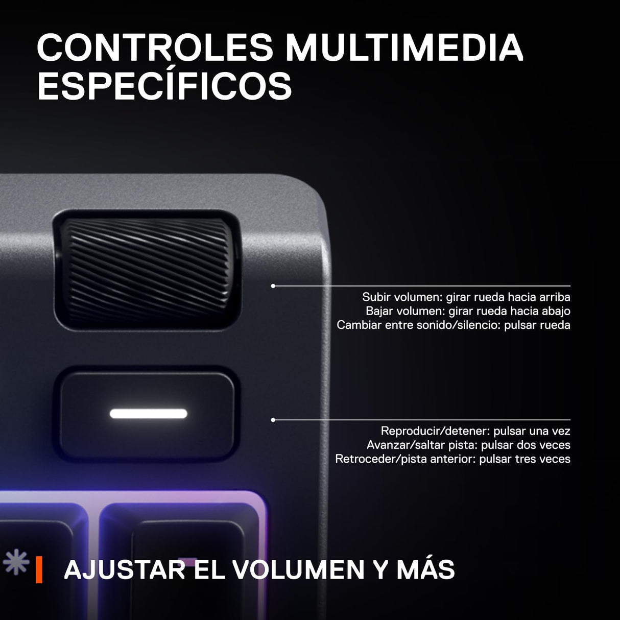 SteelSeries Apex 3 - Teclado RGB para gaming - Iluminación RGB de 10 zonas - Resistencia al agua IP32 - Reposamuñecas magnético superior - Teclado QWERTY Estadounidense