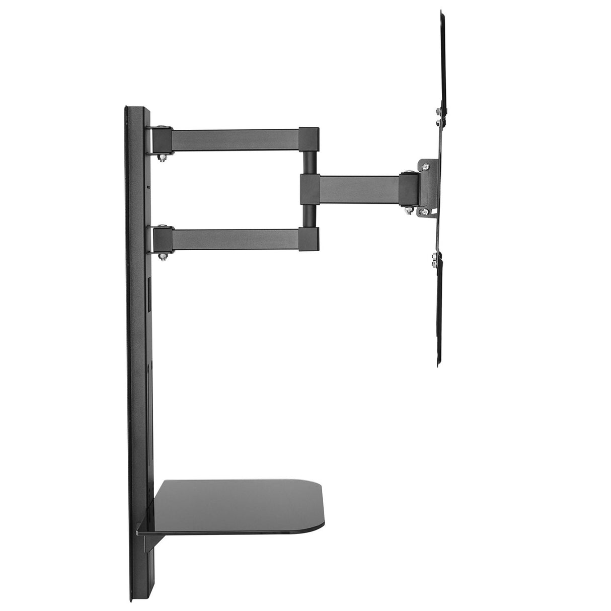 Maclean MC771-MC772 - Soporte de Pared para Pantalla con Estante para DVD (32"-55")