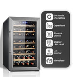 SVAN Vinoteca 52 Botellas Negro SVN5200D. Capacidad 127 Litros, Bajo Nivel Sonoro, Luz Interior, Eficiencia Energética Clase G