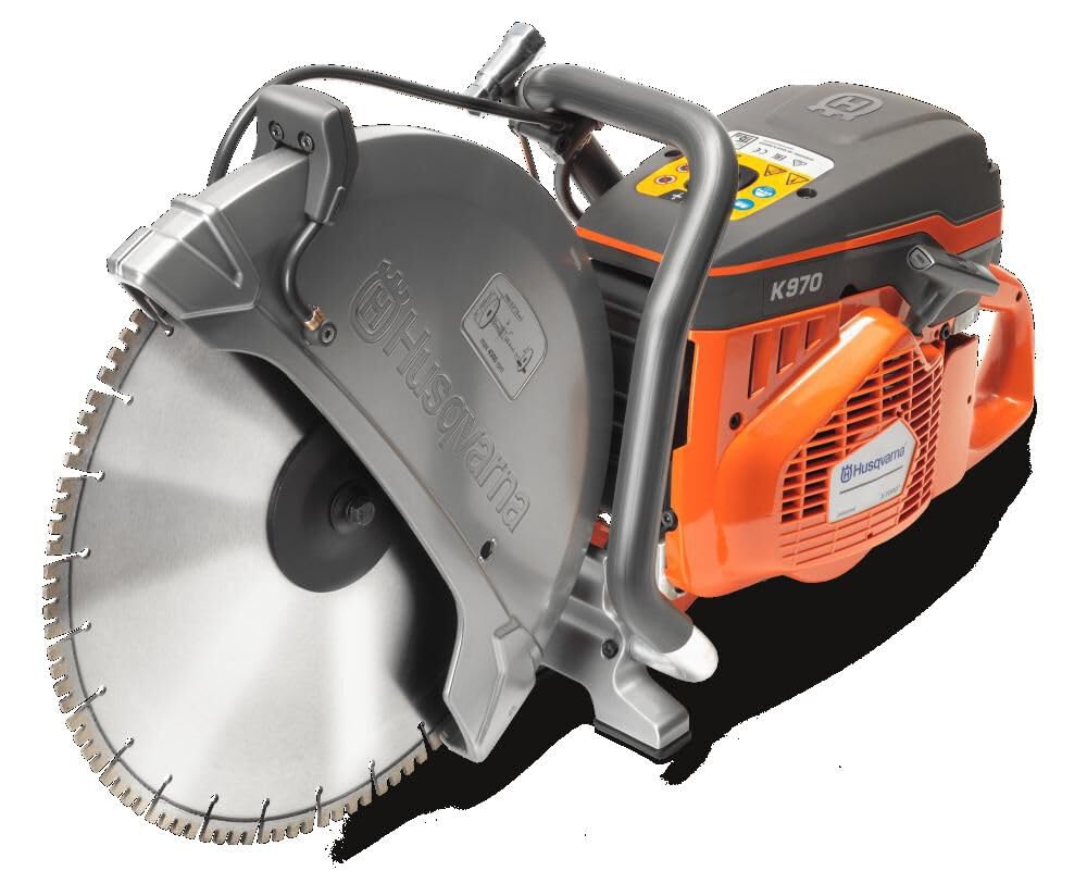 Troncadora Husqvarna K970 III X-Torq con 2 discos Diamantados 400 mm