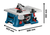 Bosch Professional BITURBO sierra circular de mesa a batería GTS 18V-216 (Ø de la hoja de sierra 216 mm, sin batería ni cargador, en caja)