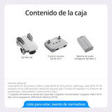 DJI Mini 4K Bundle, Dron Con Cámara 4K UHD, Menos de 249 g, Estabilización Cardán de 3 Ejes, Transmisión de Vídeo de 10Km, Retorno Automático, Resistencia al Viento, 1 Batería Para 31 min de vuelo, C0