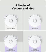 NARWAL Freo Robot Vacuum Cleaner with Automatic Cleaning and Base Function (Freo Mode and DirtSense Dirt Detection, Rotating Mops, Smart-Swing Edge Cleaning, Hot Air Drying)