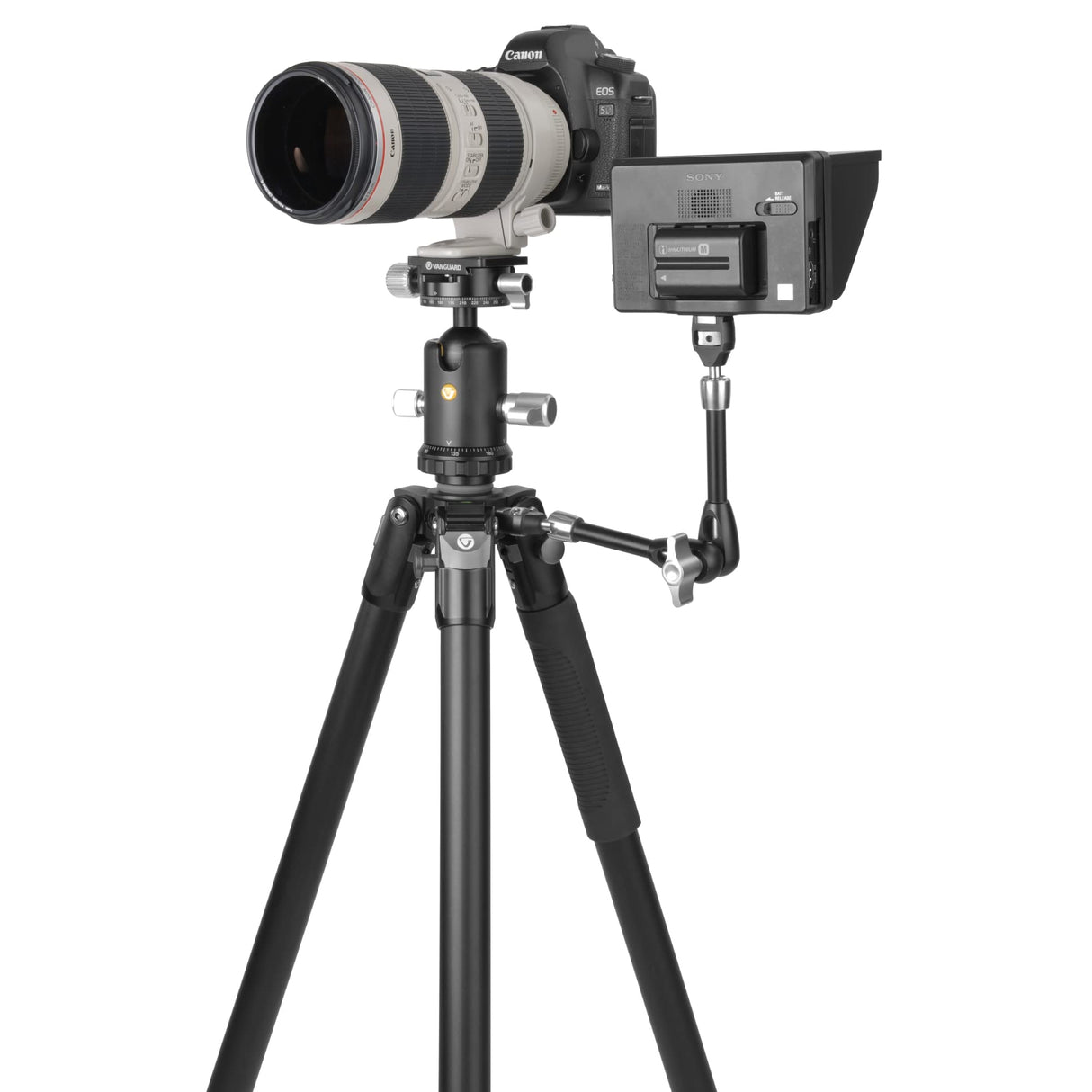 Vanguard Veo 3 303AB - Trípode Estable de Aluminio con rótula de Bola 2 Ejes