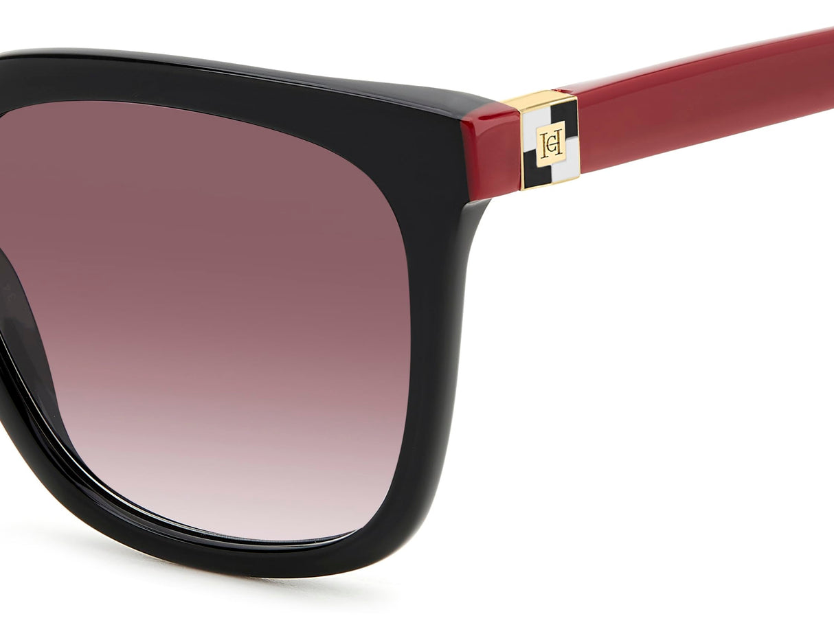 CAROLINA HERRERA Her 0236/S Gafas de Sol, Black Red, 53 para Mujer