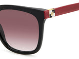 CAROLINA HERRERA Her 0236/S Gafas de Sol, Black Red, 53 para Mujer