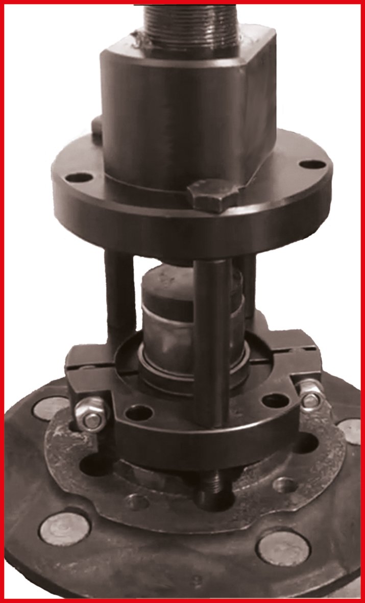 KS Tools 150.2370 Juego de herramientas para rodamientos de rueda de Ford Transit, 17 pzs