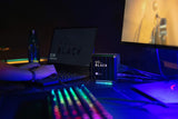 WD BLACK D50 NVMe SSD, Game Dock de 2 TB, 2 puertos Thunderbolt 3, DisplayPort 1.4, 2 puertos USB-C, 3 puertos USB-A, entrada y salida de audio y Gigabit Ethernet, iluminación RGB personalizable