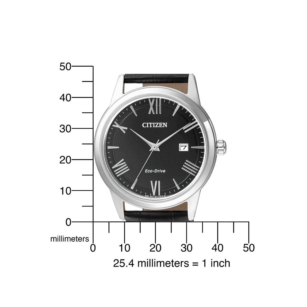 Citizen Reloj Analógico para Hombre de Cuarzo con Correa en Cuero AW1231-07E