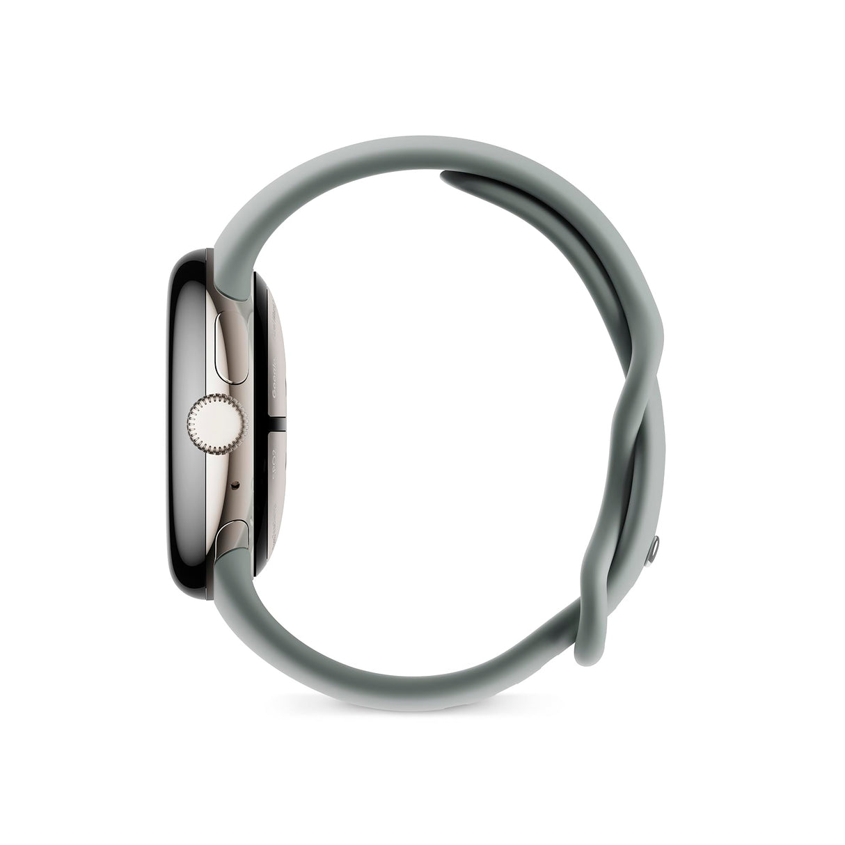 Google Pixel Watch 2 con Fitbit y Google - Control de frecuencia cardiaca, gestión del estrés y seguridad - Smartwatch Android - Caja de aluminio en tono plata Correa deportiva en Verde liquen Wi-Fi