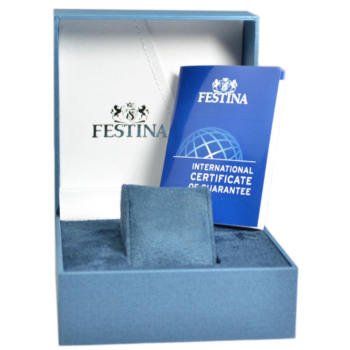 Festina Reloj Hombre F16573/3 Correa Clasico Caja de Acero Inoxidable 316l Plateado Correa de Cuero Negro