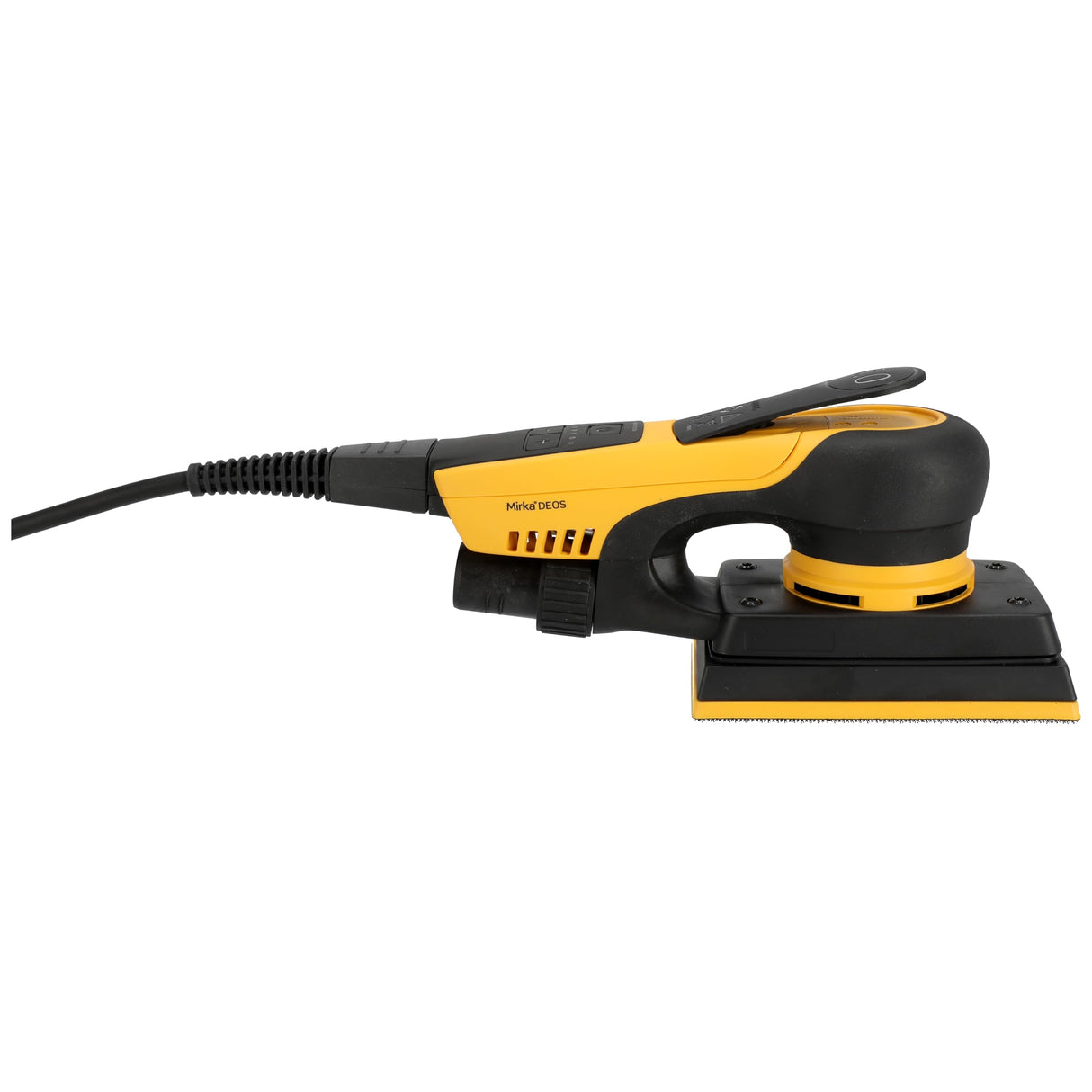 Mirka DEOS II 353 lijadora orbital 81x133mm 300 W lijadora de baja vibración para el lijado sin polvo de madera, tabiquería seca y metal con papel de lija velcro / MID3534044